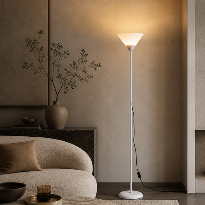 Modern Uplight Floor Lamp – Minimal Standing Lamp w/ Soft Ambient Glow