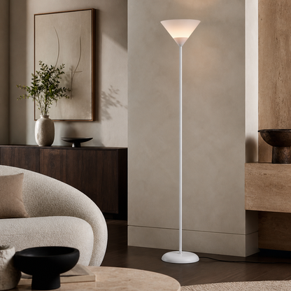 Modern Uplight Floor Lamp – Minimal Standing Lamp w/ Soft Ambient Glow