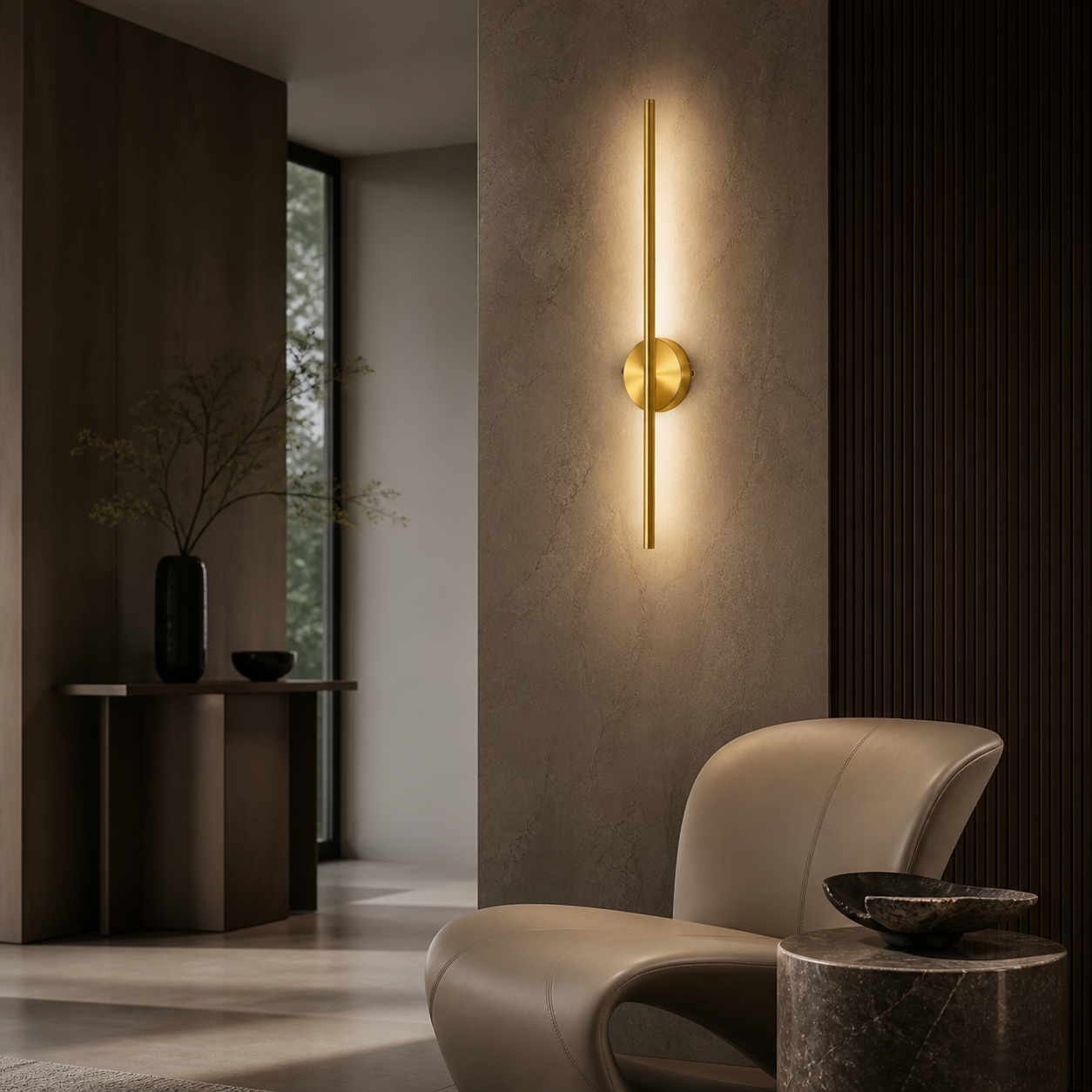 Dimmable LED Wall Sconce – Rechargeable Wall Light w/ Remote Control