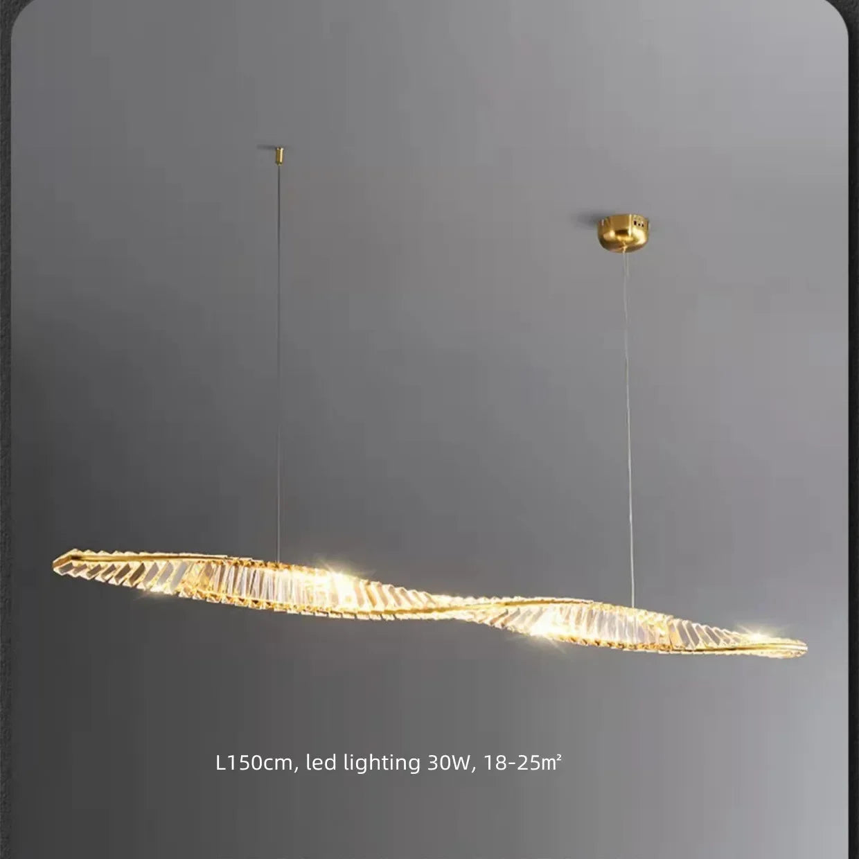 Luxury Crystal Gold Metal Wall Lamp - Modern Irregular LED Wall Light for Villa, Hotel Corridor & Bedside Decor