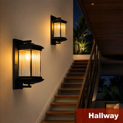 Outdoor Wall Lantern – Waterproof LED Porch Light for Garden, Patio & Villa Exterior